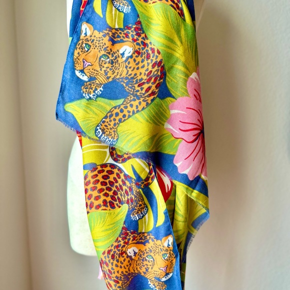 Powder Design Leopard Tropical Jungle Scarf - Picture 8 of 8